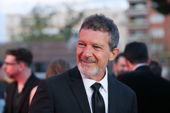 Antonio Banderas attend the red carpet for the Talía Awards at the Plaza de Colon in Madrid, May 12, 2025, Spain.