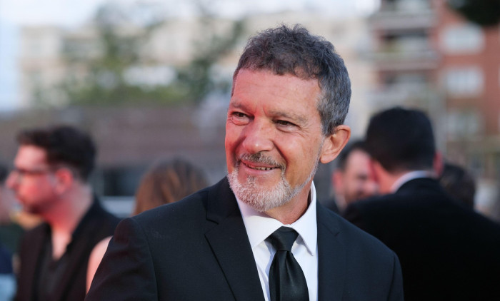 Antonio Banderas attend the red carpet for the Talía Awards at the Plaza de Colon in Madrid, May 12, 2025, Spain.