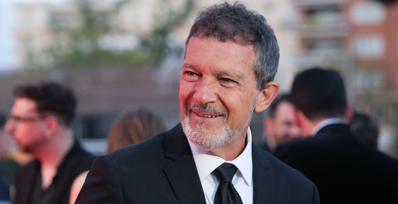 Antonio Banderas attend the red carpet for the Talía Awards at the Plaza de Colon in Madrid, May 12, 2025, Spain.