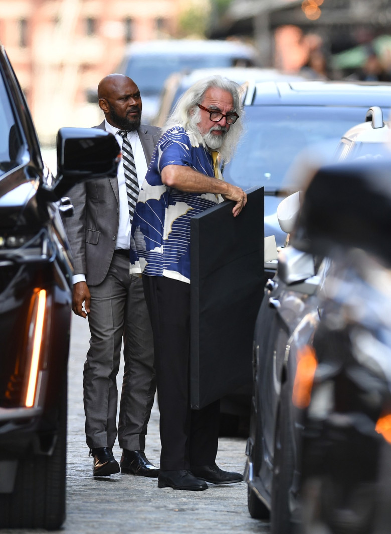EXCLUSIVE: Celebrity Friends of Robert De Niro Arrive to The Greenwich Hotel on His 82nd Birthday in New York City