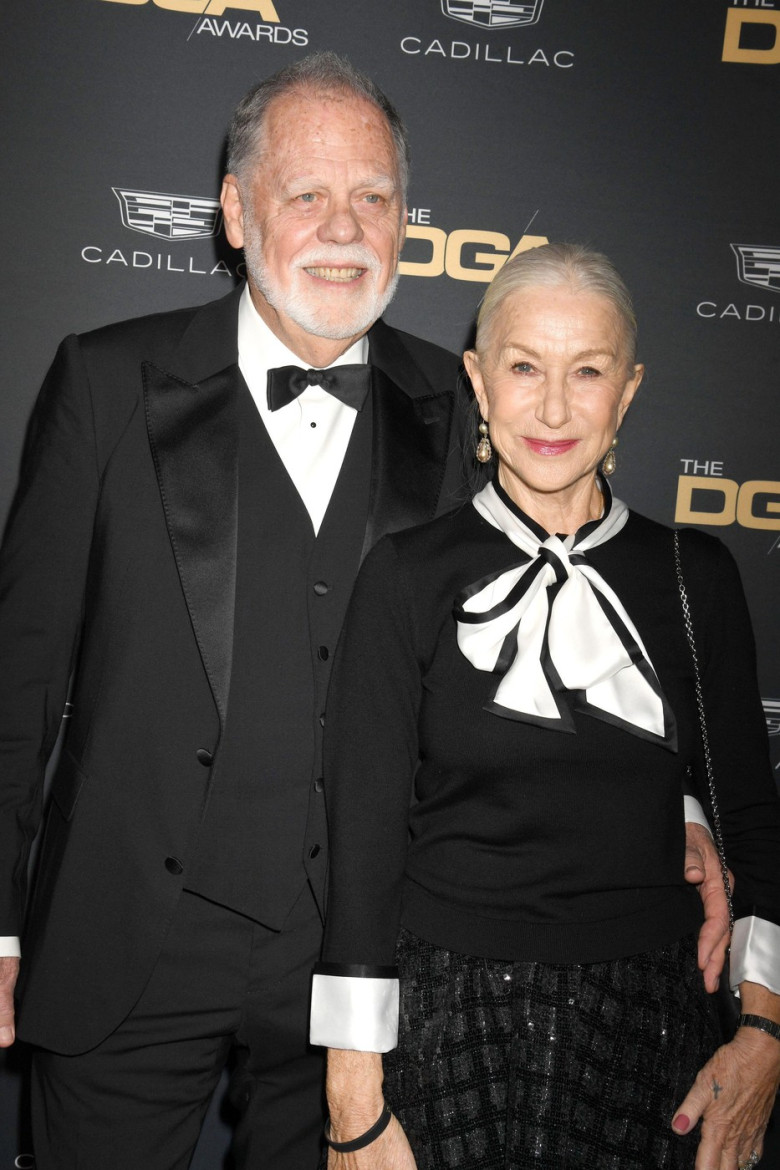 Beverly Hills, Ca. 10th Feb, 2024. Taylor Hackford and Helen Mirren at the 76th Annual DGA Awards at the Beverly Hilton Hotel in Beverly Hills, California on February 10, 2024. Credit: Jeffrey Mayer/Media Punch/Alamy Live News