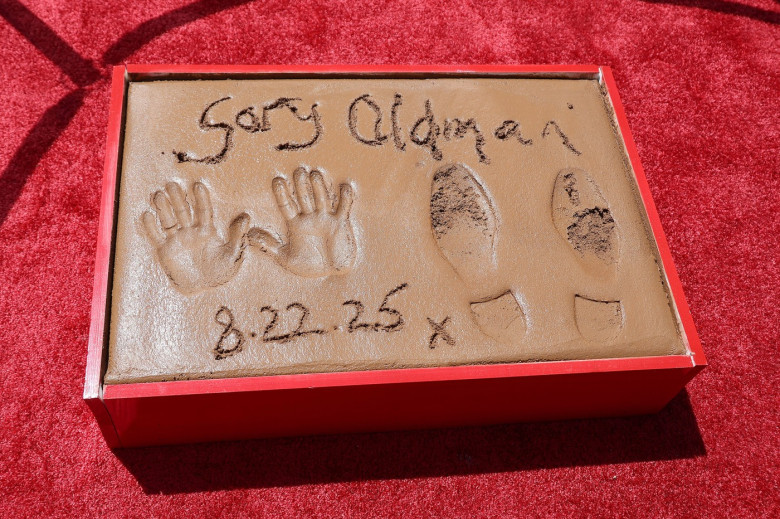 Ceremony Honoring Actor Gary Oldman With Hand And Foot Prints