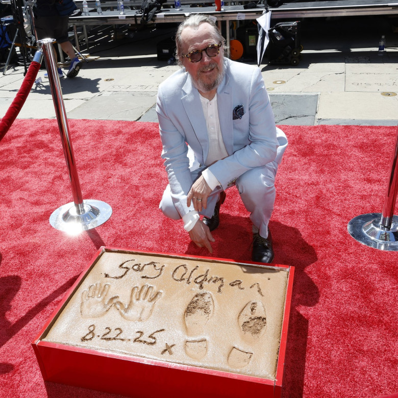 Ceremony Honoring Actor Gary Oldman With Hand And Foot Prints