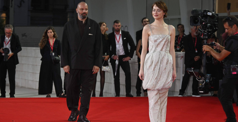 Venice, 82nd Venice International Film Festival 2025 - Evening 2. Red Carpet Film "Bugonia"