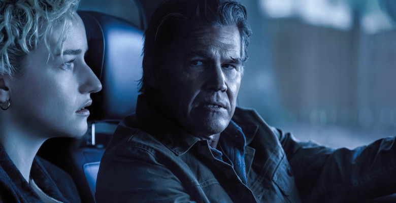 Julia Garner and Josh Brolin