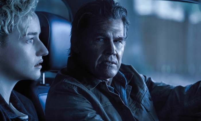 Julia Garner and Josh Brolin