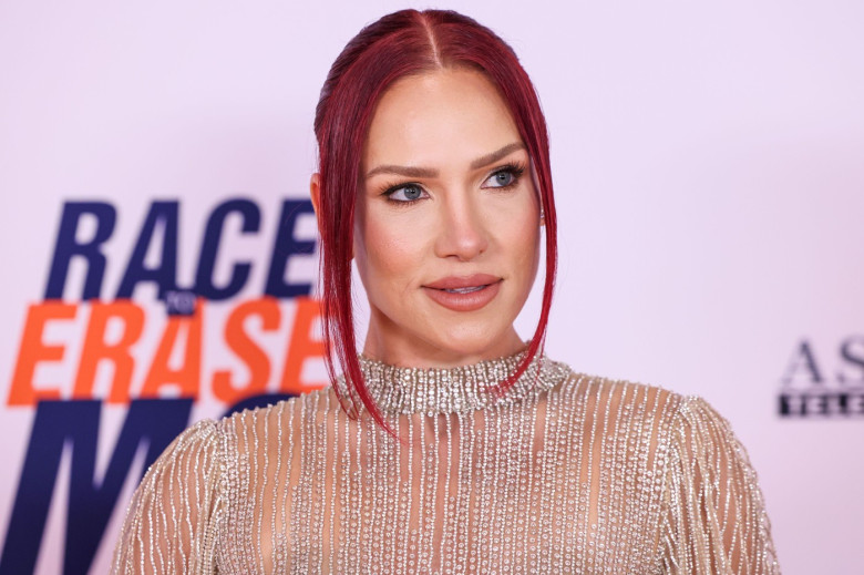 CENTURY CITY, LOS ANGELES, CALIFORNIA, USA - MAY 16: Australian ballroom dancer Sharna Burgess arrives at the 32nd Annual Race To Erase MS Gala 2025 held at the Fairmont Century Plaza on May 16, 2025 in Century City, Los Angeles, California, United States
