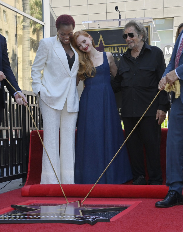 Jessica Chastain Honored With a Star on the Hollywood Walk of Fame