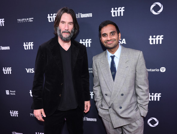 Aziz Ansari și Keanu Reeves/ Profimedia