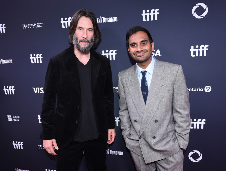 Aziz Ansari și Keanu Reeves/ Profimedia