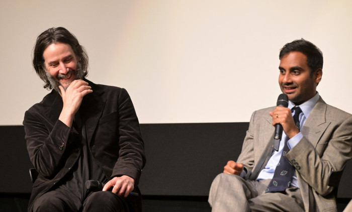 Aziz Ansari și Keanu Reeves/ Profimedia