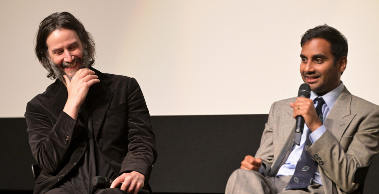 Aziz Ansari și Keanu Reeves/ Profimedia
