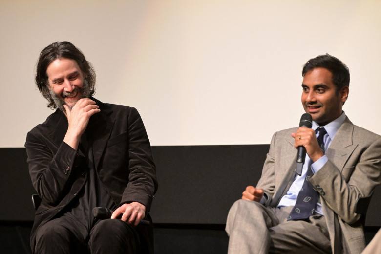 Aziz Ansari și Keanu Reeves/ Profimedia
