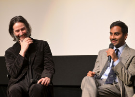 Aziz Ansari și Keanu Reeves/ Profimedia
