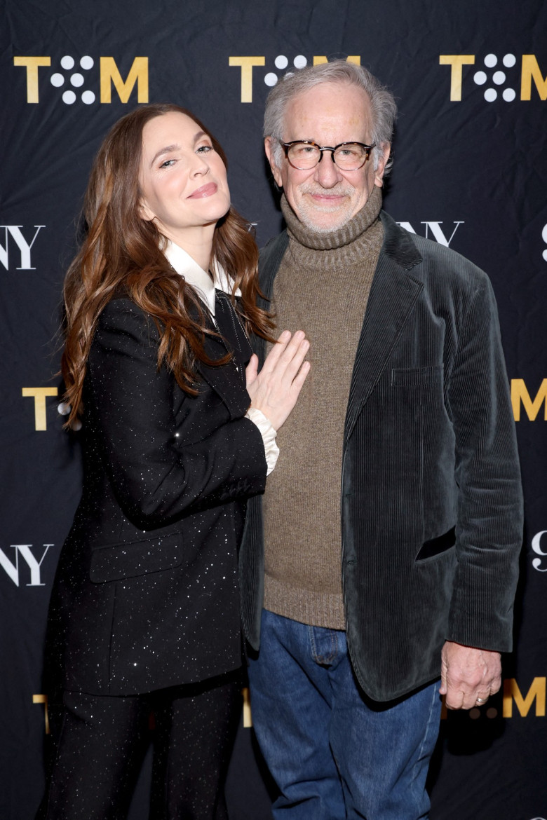 Drew Barrymore și Steven Spielberg