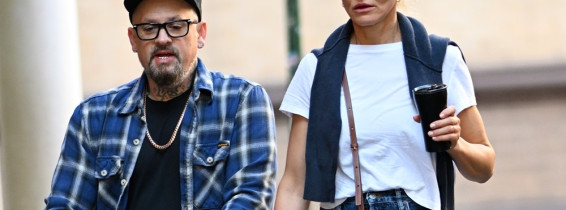 EXCLUSIVE Cameron Diaz And Benji Madden Spotted Out With Son Cardinal