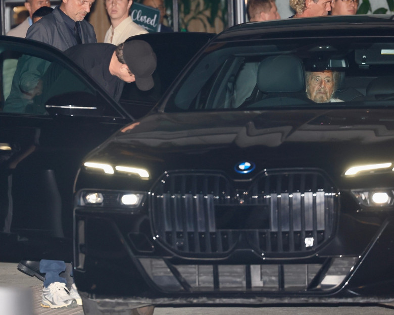 Leonardo DiCaprio &amp; Al Pacino Seen Dining at Madeo in Hollywood!