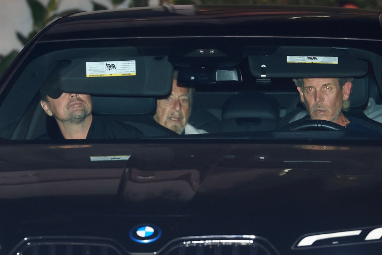 Leonardo DiCaprio &amp; Al Pacino Seen Dining at Madeo in Hollywood!