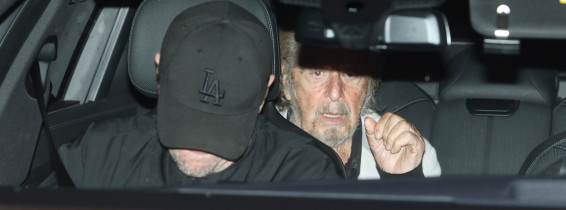 Leonardo DiCaprio & Al Pacino Seen Dining at Madeo in Hollywood!