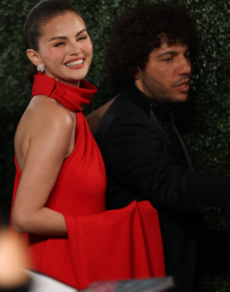 Selena Gomez și Benny Blanco la Premiile Emmy 2025/ Profimedia