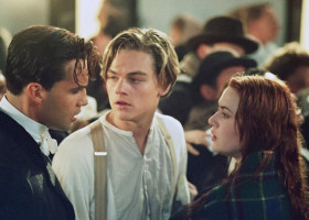 Leonardo DiCaprio, Billy Zane și Kate Winslet