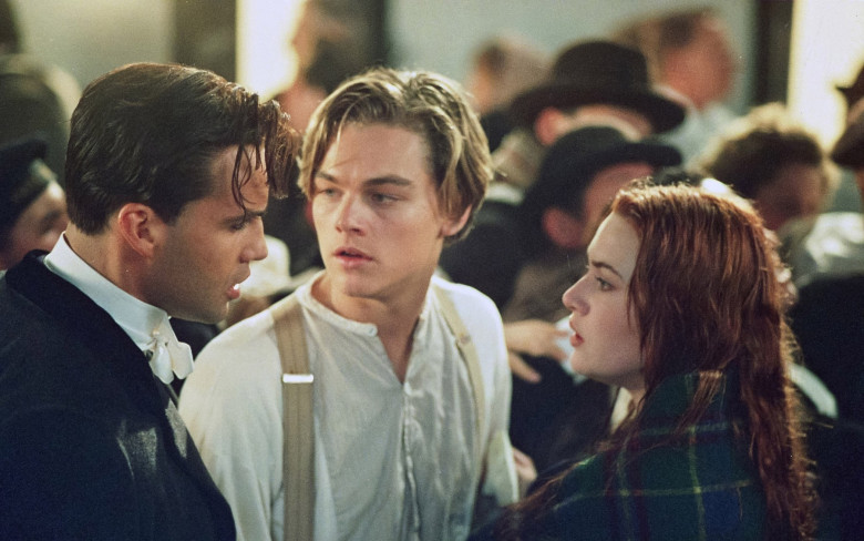 Leonardo DiCaprio, Billy Zane și Kate Winslet