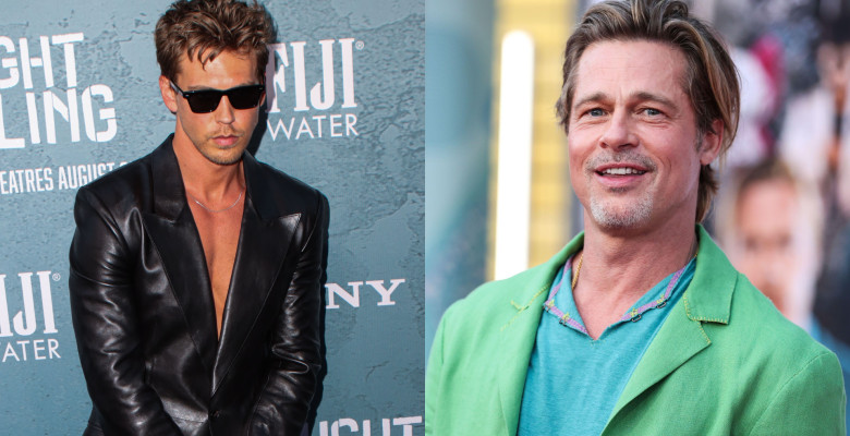 Brad Pitt și Austin Butler/ Profimedia