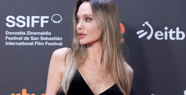 Angelina Jolie attended "Couture" Red Carpet during 73st San Sebastian International Film Festival at Kursaal Palace on September 22, 2025 in Donostia / San Sebastian, Spain.
