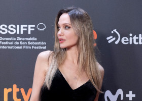 Angelina Jolie attended "Couture" Red Carpet during 73st San Sebastian International Film Festival at Kursaal Palace on September 22, 2025 in Donostia / San Sebastian, Spain.