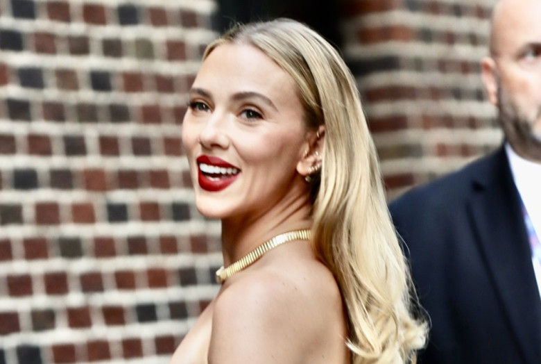 Scarlett Johansson at The Late Show, New York