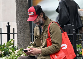 EXCLUSIVE Keanu Reeves Looks Unrecognizable On A Walk In New York As His Publicist Denounces Secret Wedding Rumours
