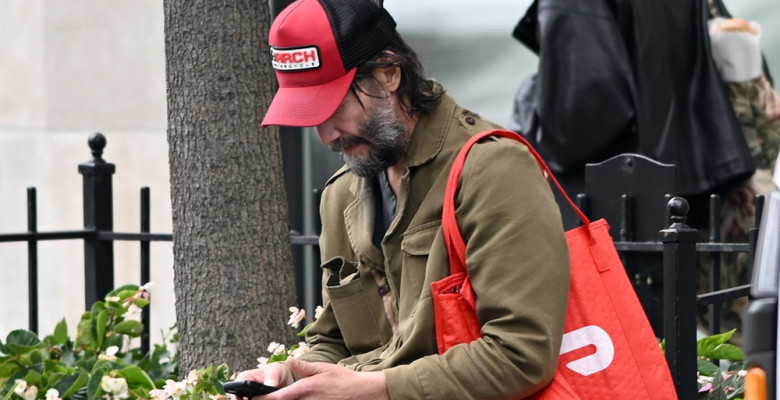 EXCLUSIVE Keanu Reeves Looks Unrecognizable On A Walk In New York As His Publicist Denounces Secret Wedding Rumours