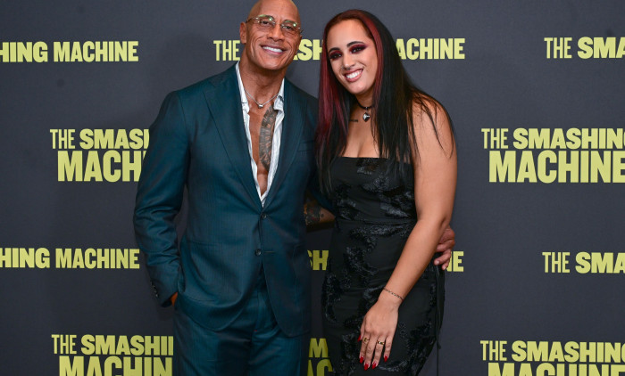Dwayne Johnson and Emily Blunt surprise fans at London Special Screening of 'The Smashing Machine', Odeon Luxe West End, London, UK - 24 Sep 2025