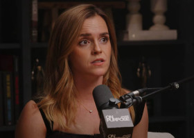 Emma Watson on the &apos;Jay Shetty Podcast&apos;.