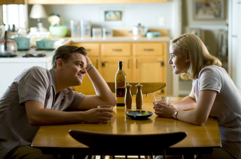 Film Still from "Revolutionary Road" Leonardo DiCaprio, Kate Winslet  2008 DreamWorks Pictures  Photo Credit: Francois Duhamel