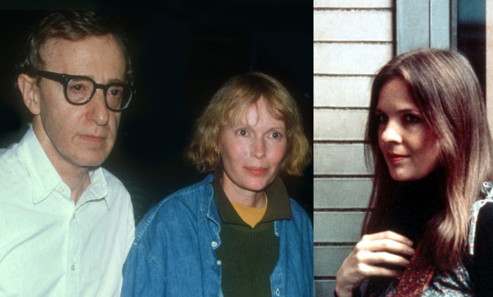 woody allen, mia farrow, diane keaton