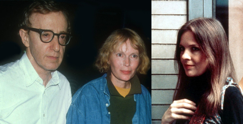 woody allen, mia farrow, diane keaton
