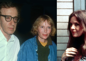 woody allen, mia farrow, diane keaton