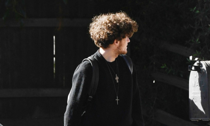 Diane Keaton's Son Duke is Spotted Exiting Her Home in Los Angeles