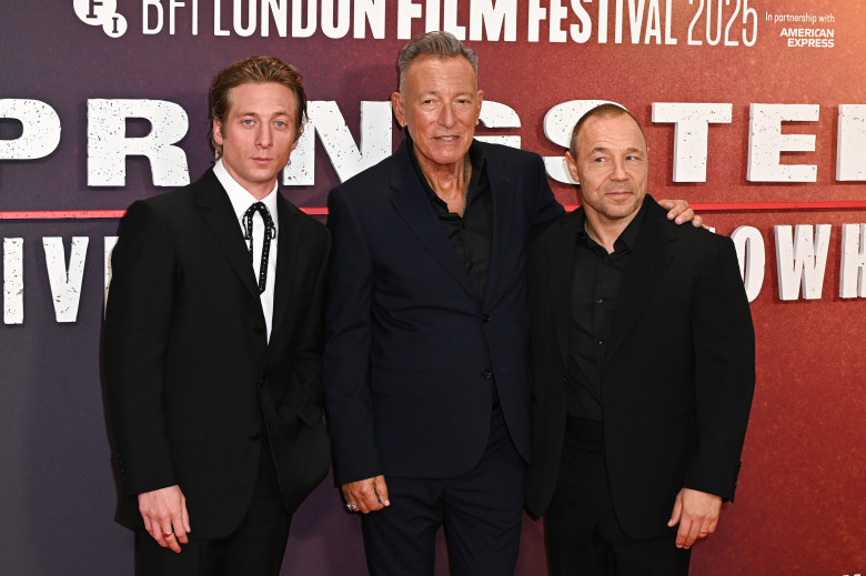 Jeremy Allen White, Bruce Springsteen and Stephen Graham