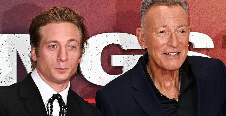 Jeremy Allen White and Bruce Springsteen attends "Springsteen: Deliver Me from Nowhere" Premiere during the BFI London Film Festival, at the Southbank Centre, Royal Festival Hall in London, England. UK. Wednesday 15th October 2025