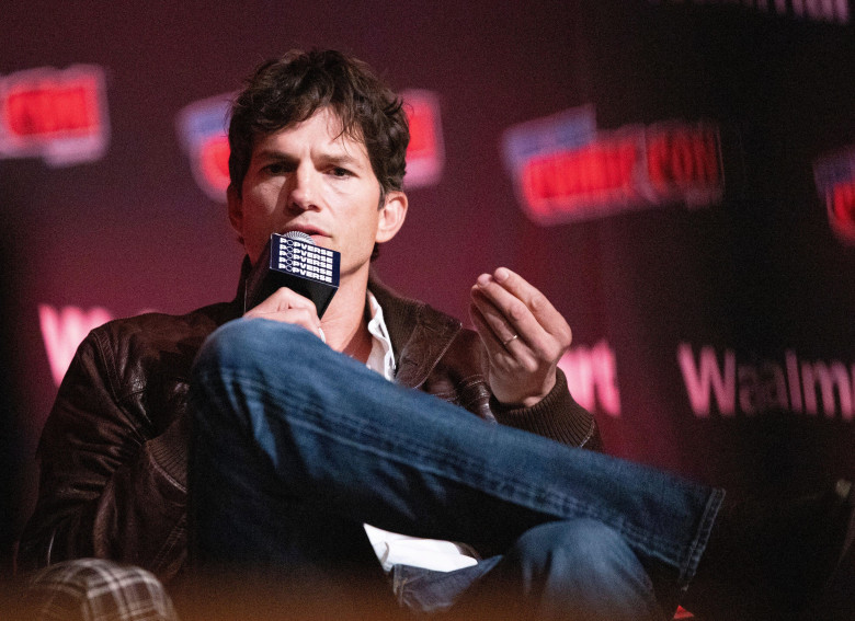 New York, NY.  Oct 11, 2025. Ashton Kutcher duringThe Beauty panel at NYCC 2025. @ Veronica Bruno / Alamy Live News