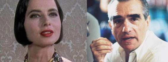 Isabella Rossellini și Martin Scorsese