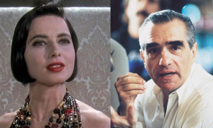 Isabella Rossellini și Martin Scorsese