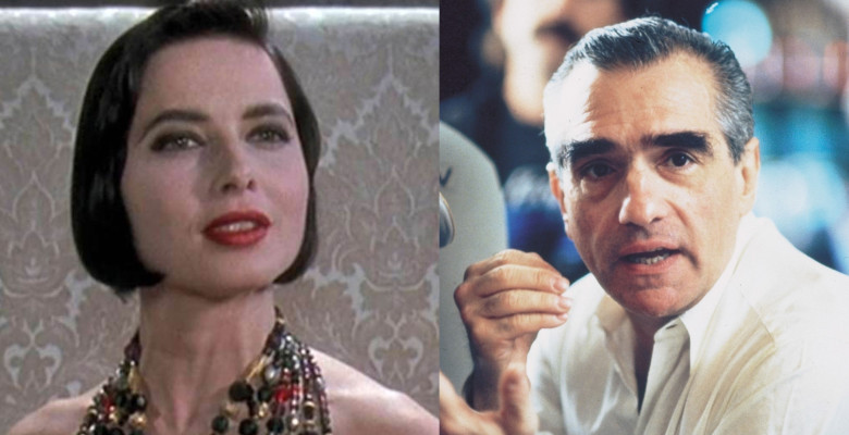 Isabella Rossellini și Martin Scorsese