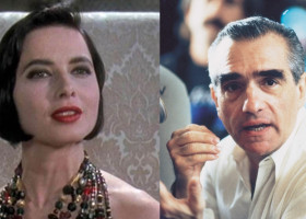 Isabella Rossellini și Martin Scorsese