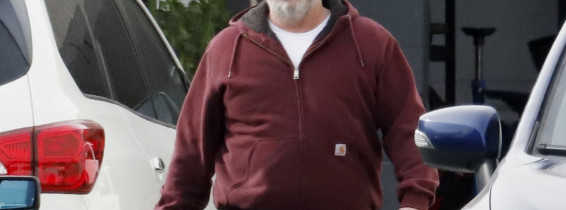 EXCLUSIVE: Matt LeBlanc is Spotted at His Luxury Car Dealership in Los Angeles