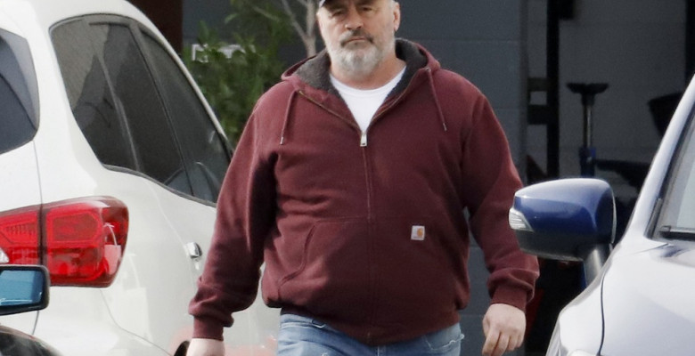 EXCLUSIVE: Matt LeBlanc is Spotted at His Luxury Car Dealership in Los Angeles