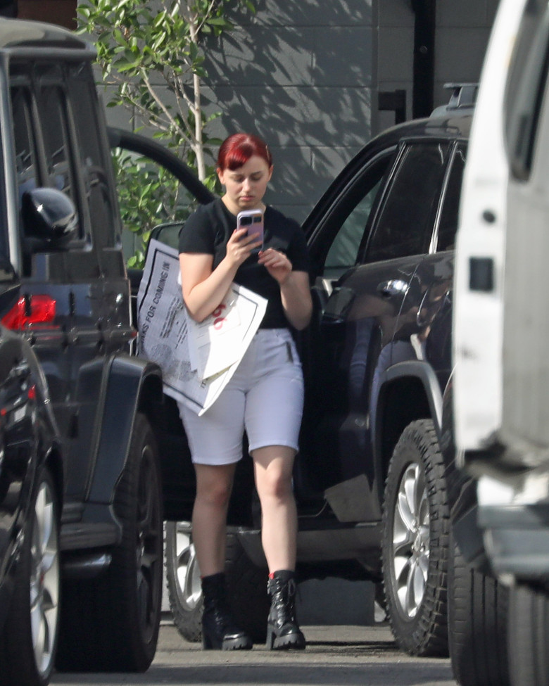 EXCLUSIVE Matt LeBlanc goes car shopping with his daughter in Los Angeles