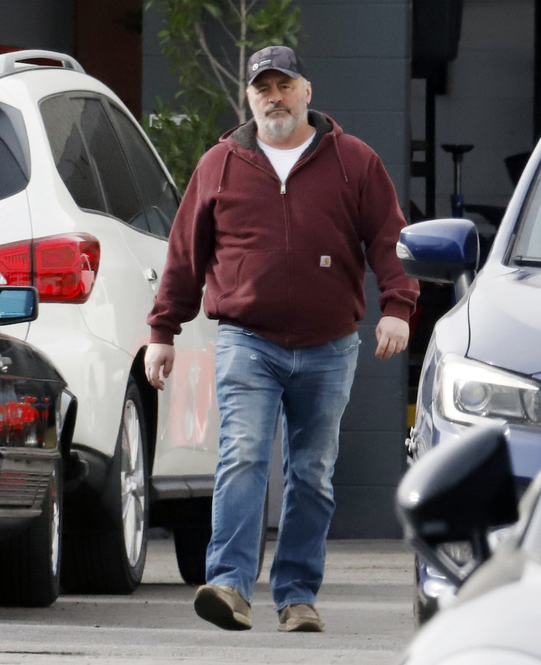 EXCLUSIVE: Matt LeBlanc is Spotted at His Luxury Car Dealership in Los Angeles